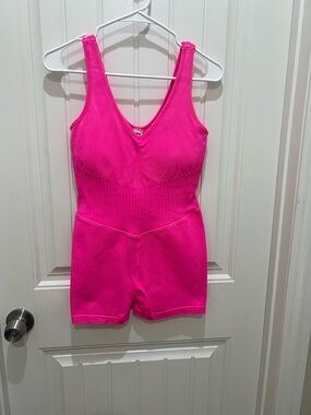 JoyLab Hot Pink Women's Athletic Bodysuit Romper